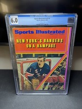 CGC 6.0 Newsstand Edition Sports Illustrated- Emile Francis-March 2 1970