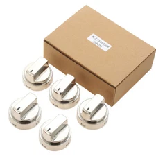 New Genuine OEM For LG Oven Range Burner Knob AEZ73453509 5 PACK