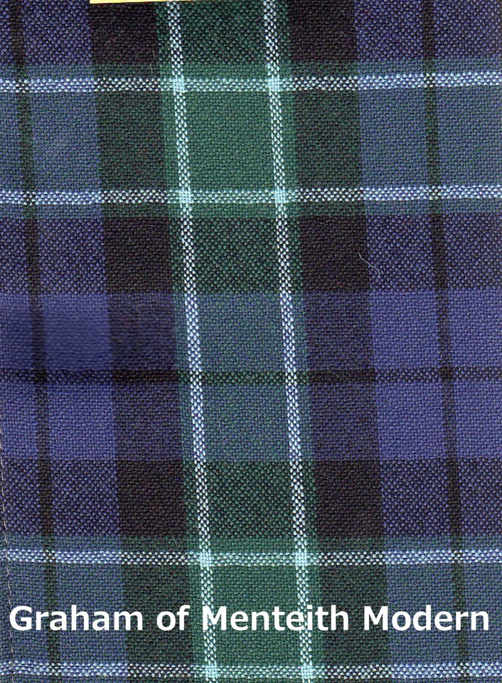 Graham of Montrose Modern Tartan Crest Men's Short - Cross Style