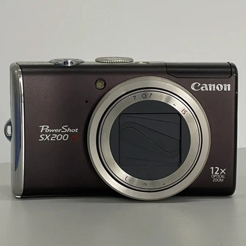 Canon PowerShot SX200 IS 12.1MP 12x Optical Zoom Digital Camera Black - 90% New - Picture 2 of 3