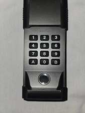 Wireless Fingerprint Scanner Garage Door Opener Keypad Grey