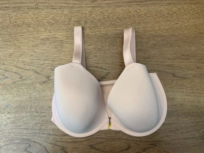 Victoria's Secret Pure Pink 34D Love Cloud Lined Full Coverage Front ...