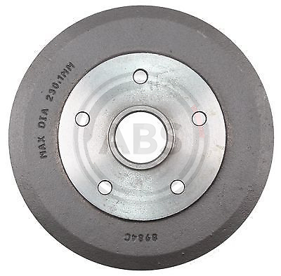 Rear Brake Drum A.B.S. 2436-S for Ford (USA)/Mazda Probe/626 (87-93) - Picture 1 of 6