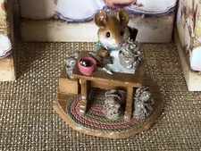 Wee Forest Folk WFF M-184 Mrs. Mousey’s Studio - Retired in 1997