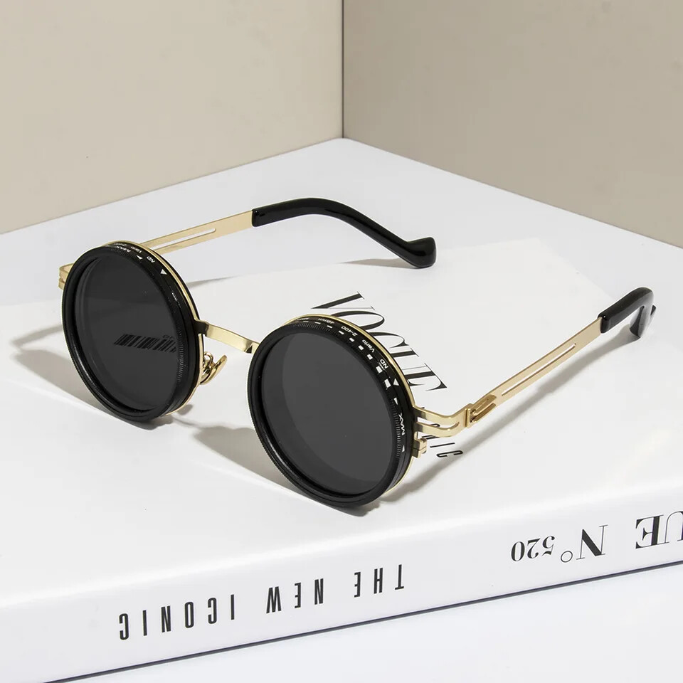 Adjustable Polarized Sunglasses For Men Women Round Fishing Eyewear image 5