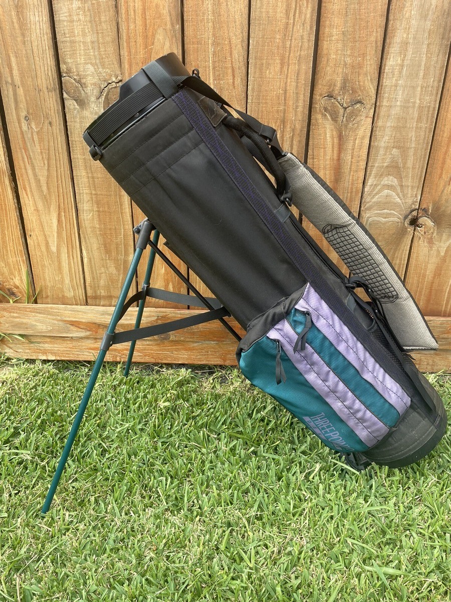 ⭐️SUN MOUNTAIN FRONT NINE 90s Teal Purple Retro Stand Bag ⭐️SUN MOUNTAIN FRONT NINE 90s Teal Purple Retro Stand Bag