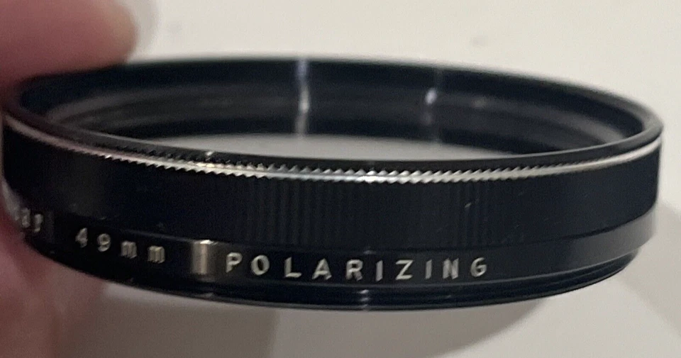 Vivitar 49mm Polarizing Camera Filter Lens Vintage - Image 3 of 4