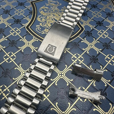 Vintage Omega 1125 19mm Bracelet for Seamaster and Speedmaster with 617  endlinks