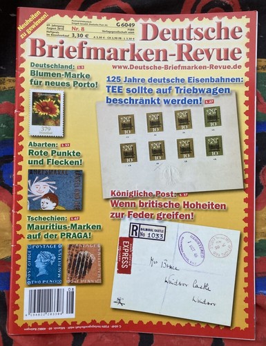 Deutsche Briefmarken Revue - Heft 8 2018 - 第 1/2 張圖片