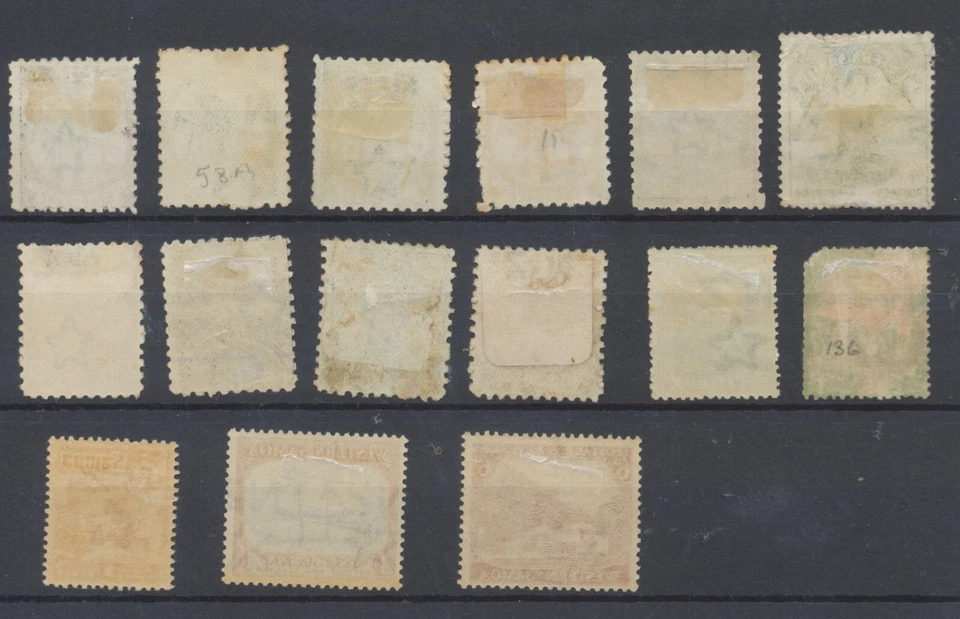 Samoa Stamps: 1866-1933: SG37;57a;58b;59c;60;81;90/1;115/6;154;180/1;185 - Image 2 of 2