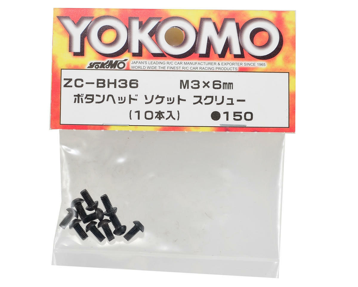 小物 ya Yokomo 3x6mm Button Head Screw (10) [YOKZC-BH36-A] | eBay