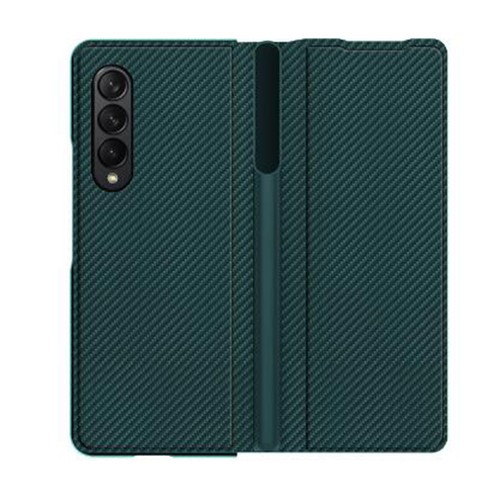 Für Samsung Galaxy Z Fold 4 Handyhülle Leder Flip Case + S Pen Halter Cover Skin - Zdjęcie 5 z 20