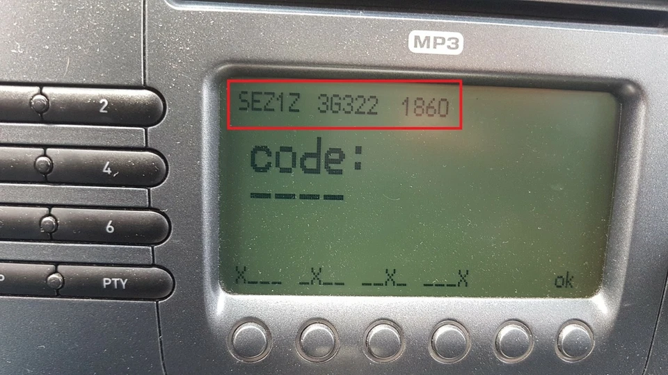 SEAT Radio CODE dekodieren Alana Altea Aura Ibiza Leon RNS 315 RCD ALLE MODELLE - Bild 3 von 4