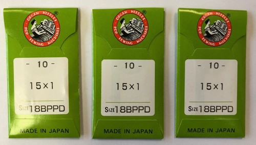 30 ORGAN FLAT SHANK 15X1 HOME SEWING NEEDLES HAX130/705 FOR BROTHER SINGER OTHER - Imagen 30 de 73