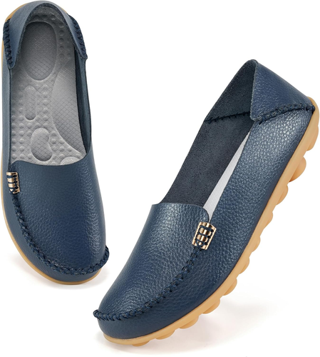 Loafers for Women Shoes Casual: Slip on Flat Shoes Ladies Comfortable Dressy Moc