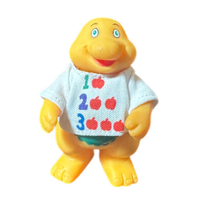Kid Kore DinoPals Yellow Dinosaur with T-shirt action figure 3.5'' VINTAGE 1992