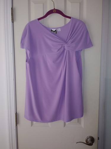 MARC BOWER ASYMMETRISCHES TOP LILA GRÖSSE LARGE