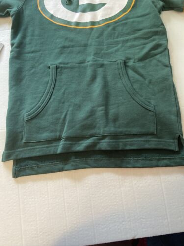 GREEN BAY PACKERS Mitchell & Ness Hoodie Short Sleeve sweatshirt dress size sm - Picture 4 of 8