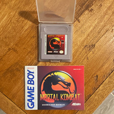Mortal Kombat Nintendo Game Boy Acclaim Authentic Tested Cartridge and Manual