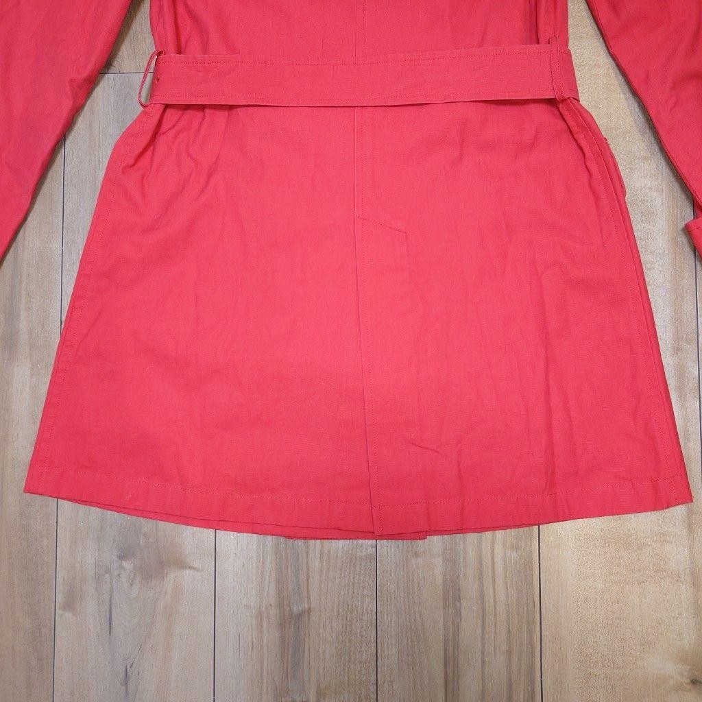 Vintage Burberry's Blue Label Trench Coat Red Mid US S Japan thumbnail 17