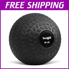 Durable PVC Slam Ball, 40lb Weight for Core Strengthening
