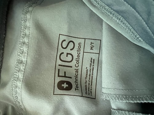 FIGS Pants Womens Medium Tall Kade Cargo Scrub Green Poly Stretch T21004T - Picture 2 of 6