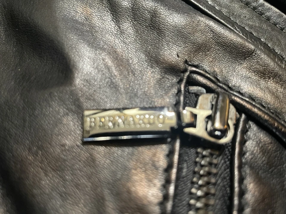 BERNADO LEATHER Jacket Unisex Size PM - Image 3 of 4