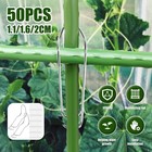 50Pcs Plant Trellis Connecting Buckles Steel Plant Cages Connector CojyJ