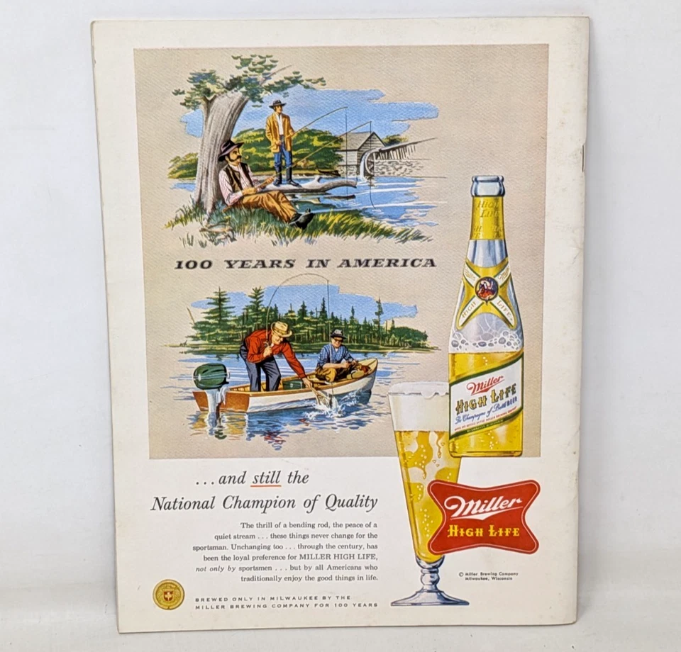 Vintage 1955 Milwaukee Braves MLB Baseball Team Players Wisconsin WI Yearbook - Image 2 of 4