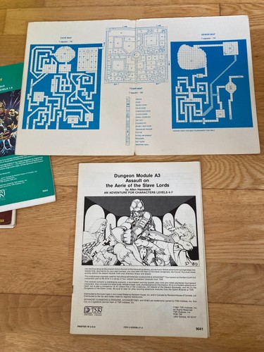 Tamoachan, Slave Lords, & Dunwater Module Lot AD&D Dungeons & Dragons 1E TSR - Picture 13 of 21