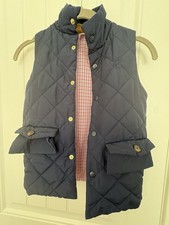The Beaufort Bonnet Company Vest Boys Size 7 Blue Vaughn Quilted Preppy Nautical