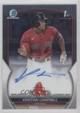 2023 Bowman Draft Chrome Prospect Auto Kristian Campbell #CDA-KCA Auto