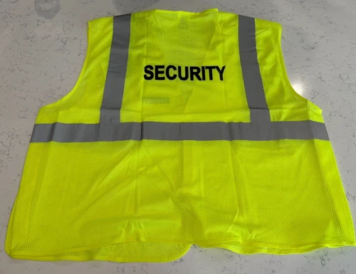 Ergodyne GloWear 8215BA ANSI Class 2 Breakaway Vest  "SECURITY" Yellow - product listing photo