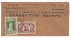 French Colony Indo China Thin Paper Cover with 2 No.s Stamps