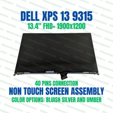 Dell XPS 13 9315 FHD+ LCD Non Touch Screen Replacement Complete Assembly