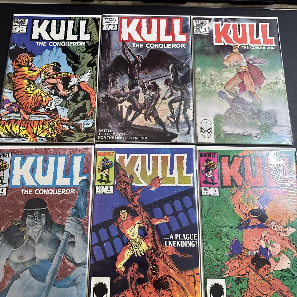 KULL THE CONQUEROR Vol 2 1-2 y Vol 3 1-10 Marvel Edad de Bronce Conan LOTE CASI NUEVO  Foto 2 de 3