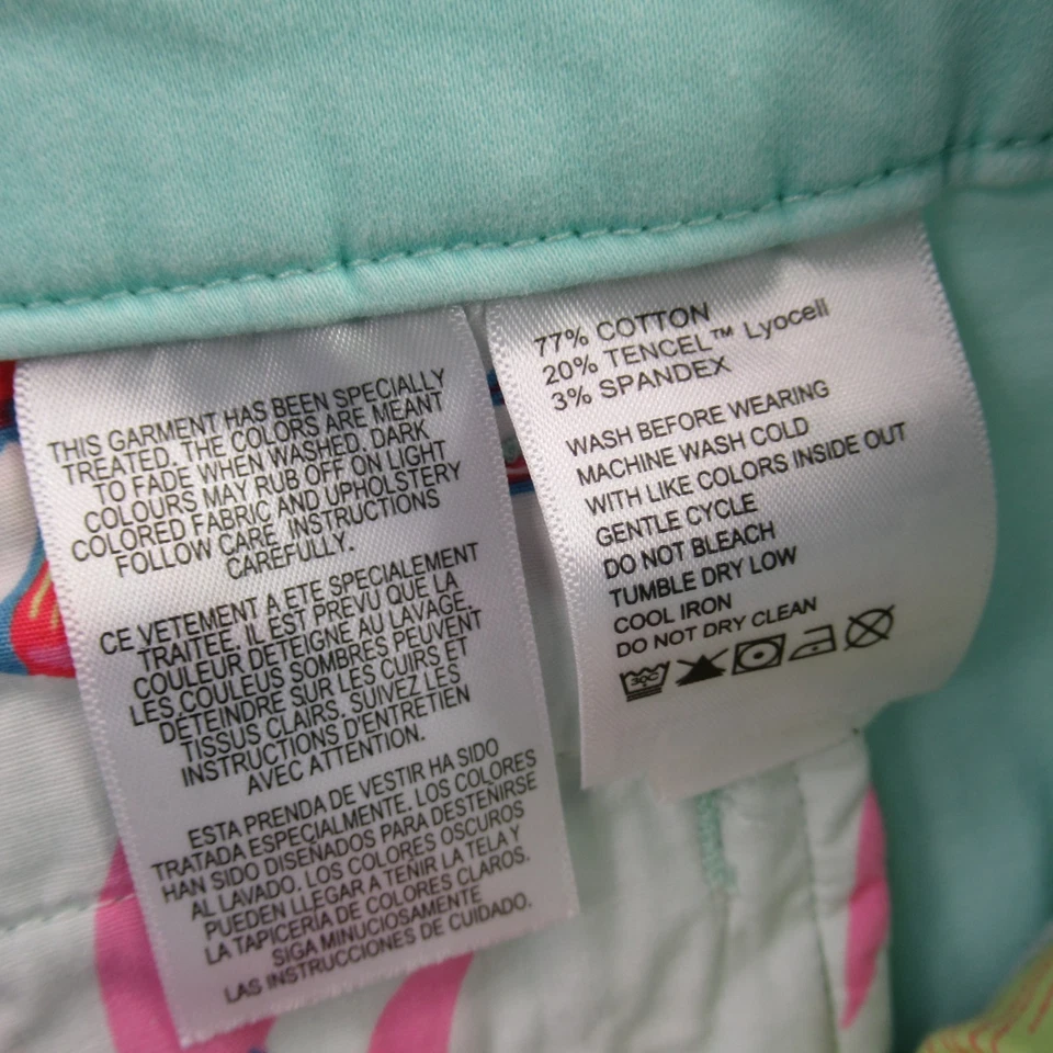 Shorts feminino Tommy Bahama 4 bolsos leves ao ar livre verde chino - Imagem 4 de 4