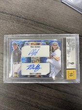 2023 Leaf Metal Dual Autographs Crystal Blue #DA1