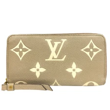Auth Louis Vuitton Zippy Wallet Long Wallet Monogram Empreinte M69794 SP4260