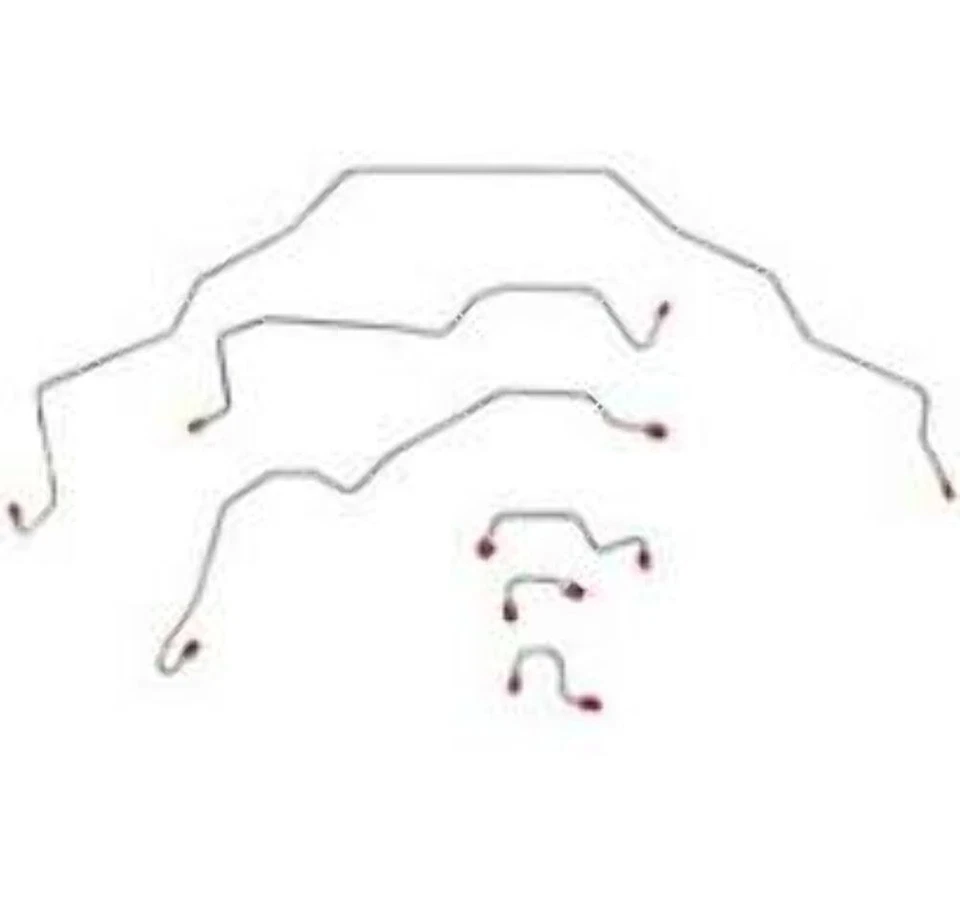 Kit de línea de freno completo para Dodge Ram 2500 95-97 2x2 trasero ABS cabina y media-CBK0139OM Foto 2 de 4