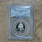 1998-S Washington Quarter 25C Silver Proof PCGS PR69DCAM Deep Cameo