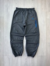 Vintage Y2K Nike Baggy Track Pants Joggers Size Men's L Grey Windbreaker 00s 90s