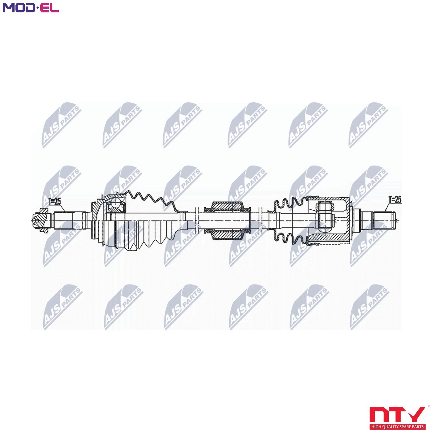 DRIVE SHAFT NPW-KA-394 FOR KIA G4LA 1.2L 4cyl PICANTO III - Image 7