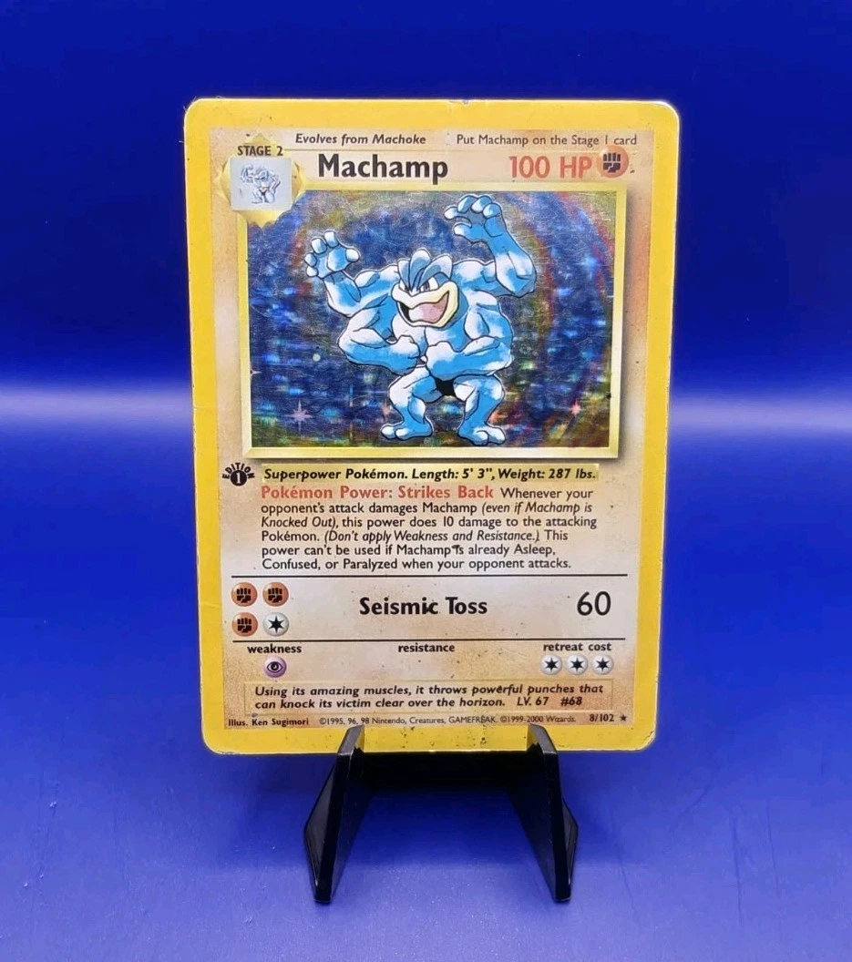 First Edition Pokmon Machamp Individual Cards for sale - eBay