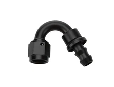 ALLSTAR PERFORMANCE ALL49472 Pushlock Hose End Black 150 Deg Elbow -6