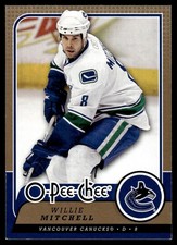 2008-09 O-Pee-Chee Willie Mitchell Vancouver Canucks #263