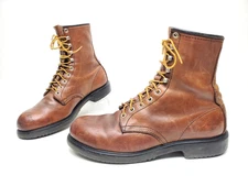 Red Wing USA 2233 SuperSole Brown Safety Toe Work Boots Men's 10 B