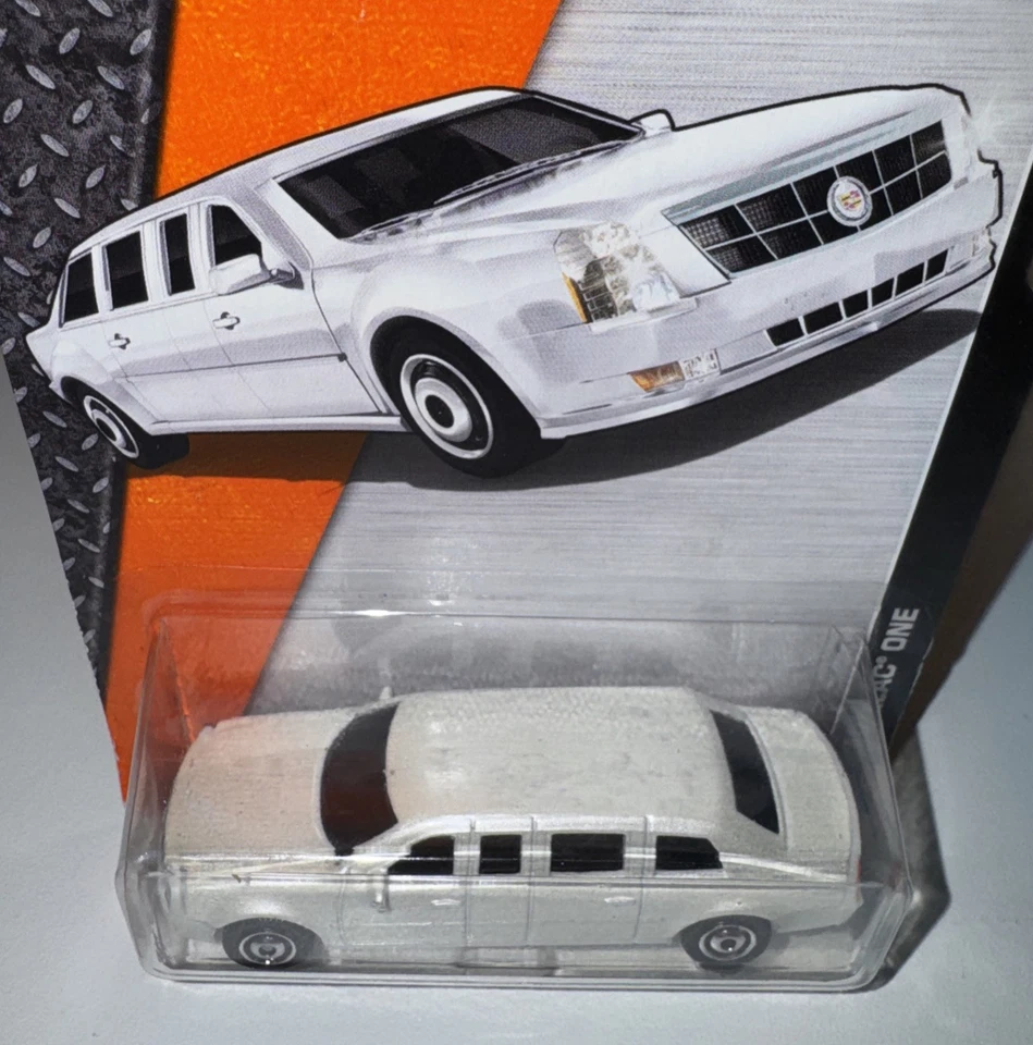 Matchbox 2015 Cadillac One White Stretch Limousine New In Package 1:64 Diecast - Image 2 of 4