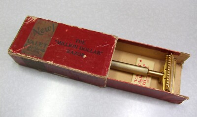 Vintage Gold Plated ''Million Dollar Razor'' Valet Autostrop Safety Razor
