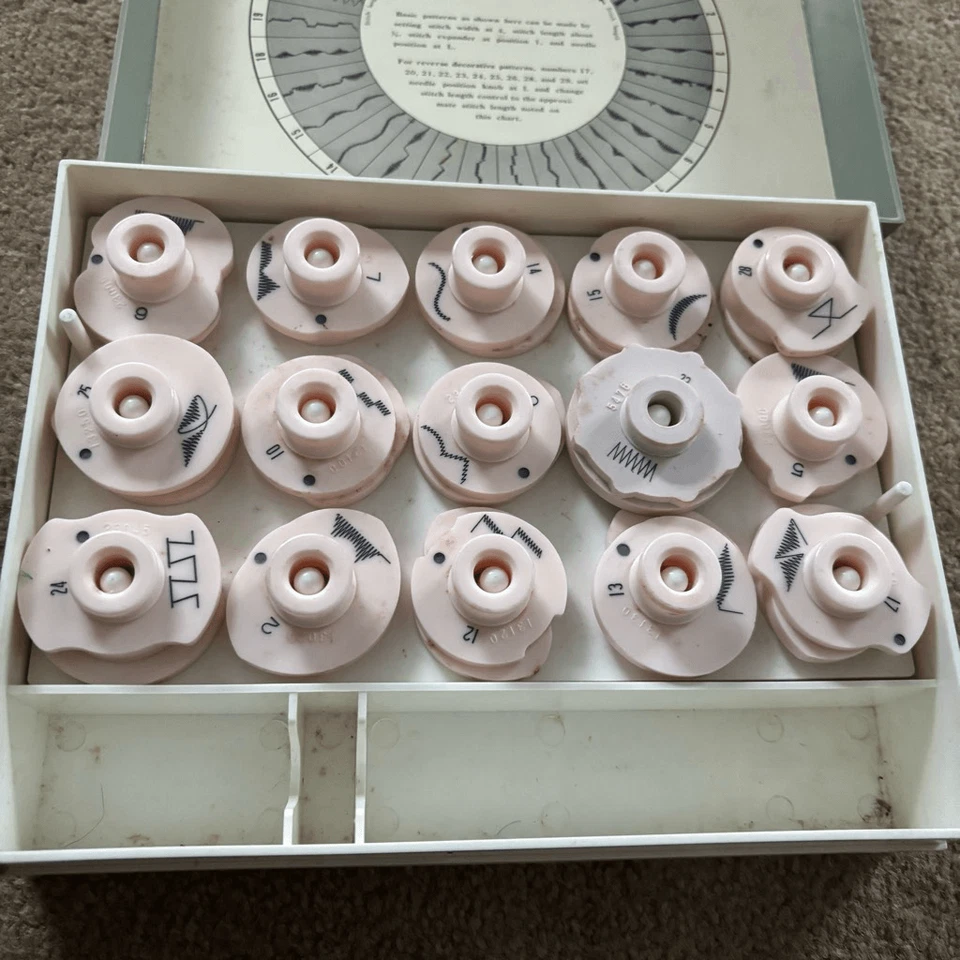 Sears Kenmore Sewing Machine Vintage Cam Set 18010 Set Of 30 - Image 3 of 4